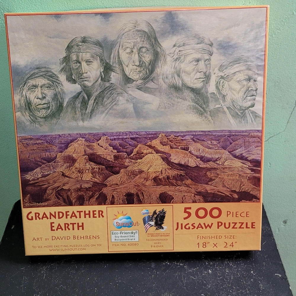 Suns out Grandfather earth puzzle